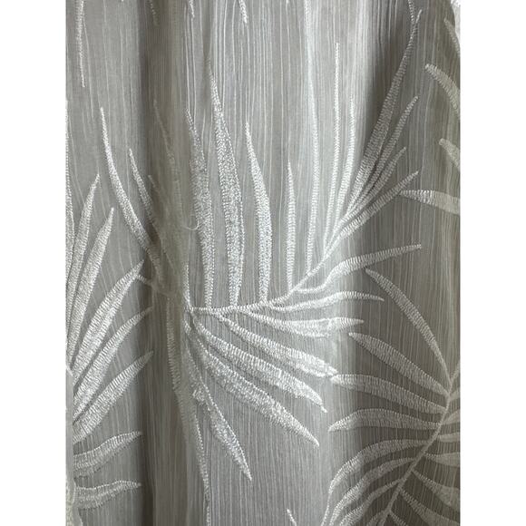Show Me Your Mumu Metzler Kimono Boho Cream Fringe Satin Lightweight Large‎ - Picture 2 of 5